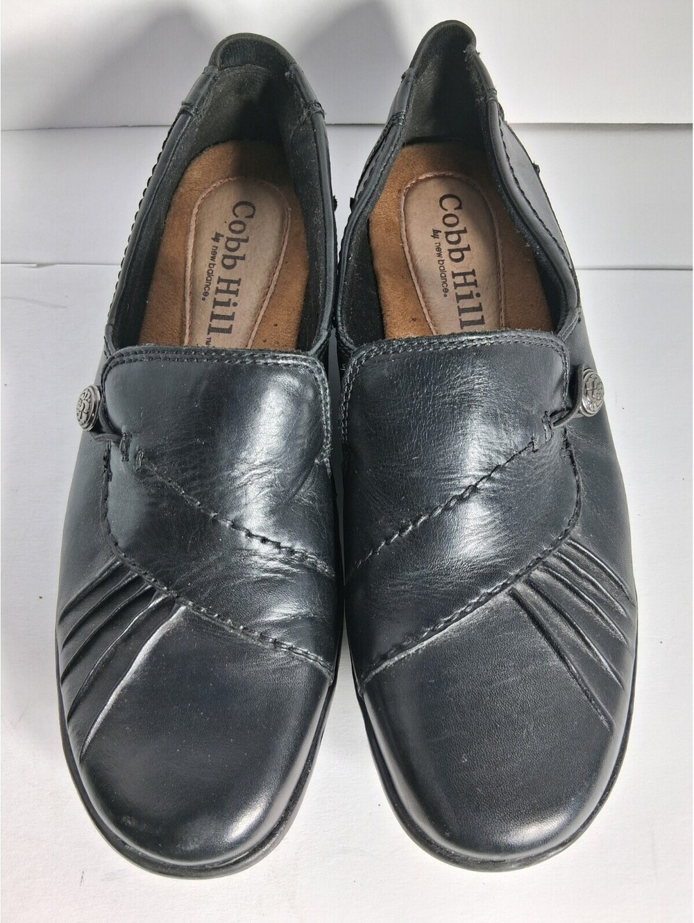Cobb Hill by New Balance Women's Black Paulette Slip On Loafer, Size 8.5M